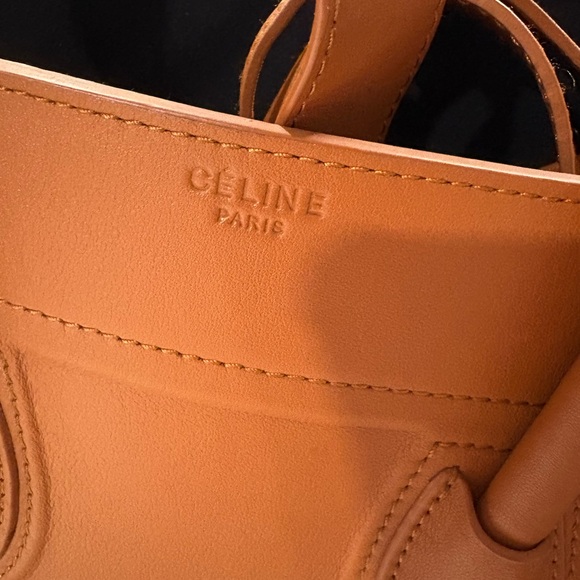 Celine Phantom Caramel Leather Tote - Picture 2 of 12